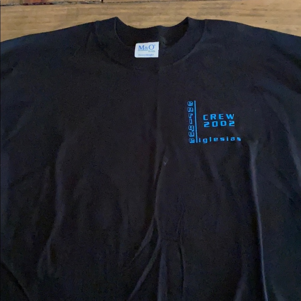 Enrique Iglesias local crew shirt.